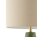 Hospitality furniture - Handpainted Green Ceramic Table Lamp - www.oroatrade.com