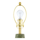 Hospitality furniture - Handpainted Green Ceramic Table Lamp - www.oroatrade.com