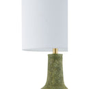 Hospitality furniture - Rustic Green Ceramic Table Lamp - www.oroatrade.com