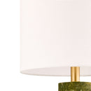 Hospitality furniture - Rustic Green Ceramic Table Lamp - www.oroatrade.com