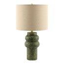 Hospitality furniture - Handpainted Green Ceramic Table Lamp - www.oroatrade.com