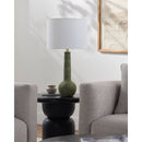 Hospitality furniture - Rustic Green Ceramic Table Lamp - www.oroatrade.com