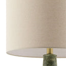 Hospitality furniture - Handpainted Green Ceramic Table Lamp - www.oroatrade.com