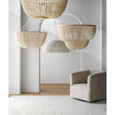 Hospitality furniture - Cream Beaded Pendant Lamp - www.oroatrade.com