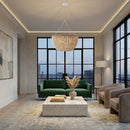 Hospitality furniture - Cream Beaded Pendant Lamp - www.oroatrade.com