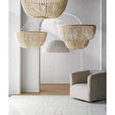Hospitality furniture - Cream Beaded Dome Pendant Light - www.oroatrade.com