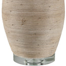 Hospitality furniture - Cement Base Linen Table Lamp - www.oroatrade.com
