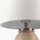 Hospitality furniture - Cement Base Linen Table Lamp - www.oroatrade.com