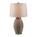Hospitality furniture - Cement Base Linen Table Lamp - www.oroatrade.com
