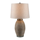 Hospitality furniture - Cement Base Linen Table Lamp - www.oroatrade.com