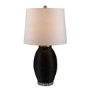 Hospitality furniture - Cement Base Linen Table Lamp - www.oroatrade.com