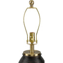 Hospitality furniture - Cement Base Linen Table Lamp - www.oroatrade.com