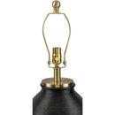 Hospitality furniture - Rounded Cement Linen Table Lamp - www.oroatrade.com