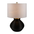 Hospitality furniture - Rounded Cement Linen Table Lamp - www.oroatrade.com