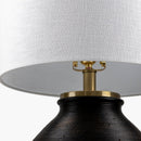 Hospitality furniture - Rounded Cement Linen Table Lamp - www.oroatrade.com