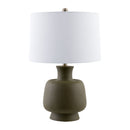 Hospitality furniture - Painted Base Linen Table Lamp - www.oroatrade.com