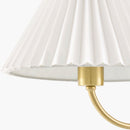 Hospitality furniture - Pleated White Linen Wall Lamp - www.oroatrade.com