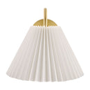 Hospitality furniture - Pleated White Linen Wall Lamp - www.oroatrade.com