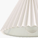 Hospitality furniture - Pleated White Linen Wall Lamp - www.oroatrade.com