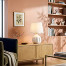 Hospitality furniture - Wavy Linen Accent Table Lamp - www.oroatrade.com