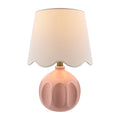 Hospitality furniture - Wavy Linen Accent Table Lamp - www.oroatrade.com