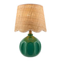 Hospitality furniture - Wavy Rattan Accent Table Lamp - www.oroatrade.com