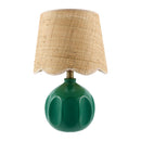 Hospitality furniture - Wavy Rattan Accent Table Lamp - www.oroatrade.com