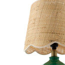 Hospitality furniture - Wavy Rattan Accent Table Lamp - www.oroatrade.com