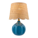 Hospitality furniture - Wavy Rattan Accent Table Lamp - www.oroatrade.com