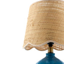 Hospitality furniture - Wavy Rattan Accent Table Lamp - www.oroatrade.com