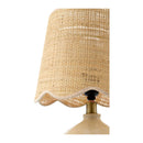 Hospitality furniture - Wavy Rattan Accent Table Lamp - www.oroatrade.com