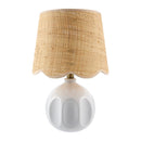 Hospitality furniture - Wavy Rattan Accent Table Lamp - www.oroatrade.com