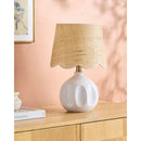Hospitality furniture - Wavy Rattan Accent Table Lamp - www.oroatrade.com
