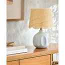 Hospitality furniture - Wavy Rattan Accent Table Lamp - www.oroatrade.com