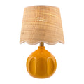 Hospitality furniture - Wavy Rattan Accent Table Lamp - www.oroatrade.com
