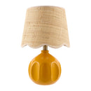 Hospitality furniture - Wavy Rattan Accent Table Lamp - www.oroatrade.com