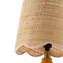 Hospitality furniture - Wavy Rattan Accent Table Lamp - www.oroatrade.com