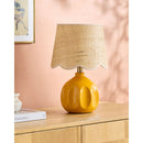 Hospitality furniture - Wavy Rattan Accent Table Lamp - www.oroatrade.com