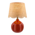 Hospitality furniture - Wavy Rattan Accent Table Lamp - www.oroatrade.com
