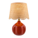 Hospitality furniture - Wavy Rattan Accent Table Lamp - www.oroatrade.com