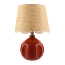 Hospitality furniture - Wavy Rattan Accent Table Lamp - www.oroatrade.com