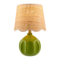 Hospitality furniture - Wavy Rattan Accent Table Lamp - www.oroatrade.com