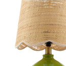 Hospitality furniture - Wavy Rattan Accent Table Lamp - www.oroatrade.com