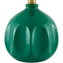 Hospitality furniture - Linen Carved Ceramic Table Lamp - www.oroatrade.com