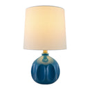 Hospitality furniture - Linen Carved Ceramic Table Lamp - www.oroatrade.com