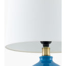 Hospitality furniture - Linen Carved Ceramic Table Lamp - www.oroatrade.com