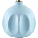 Hospitality furniture - Linen Carved Ceramic Table Lamp - www.oroatrade.com