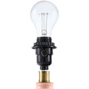 Hospitality furniture - Linen Carved Ceramic Table Lamp - www.oroatrade.com