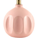 Hospitality furniture - Linen Carved Ceramic Table Lamp - www.oroatrade.com