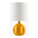 Hospitality furniture - Linen Carved Ceramic Table Lamp - www.oroatrade.com